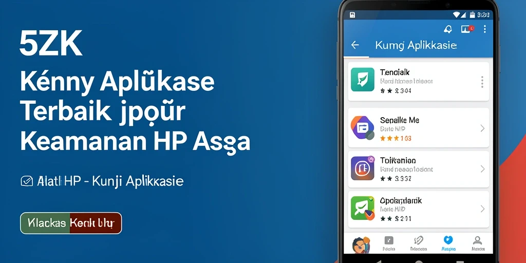 Antarmuka 5ZK yang intuitif dan mudah digunakan untuk kunci aplikasi.
