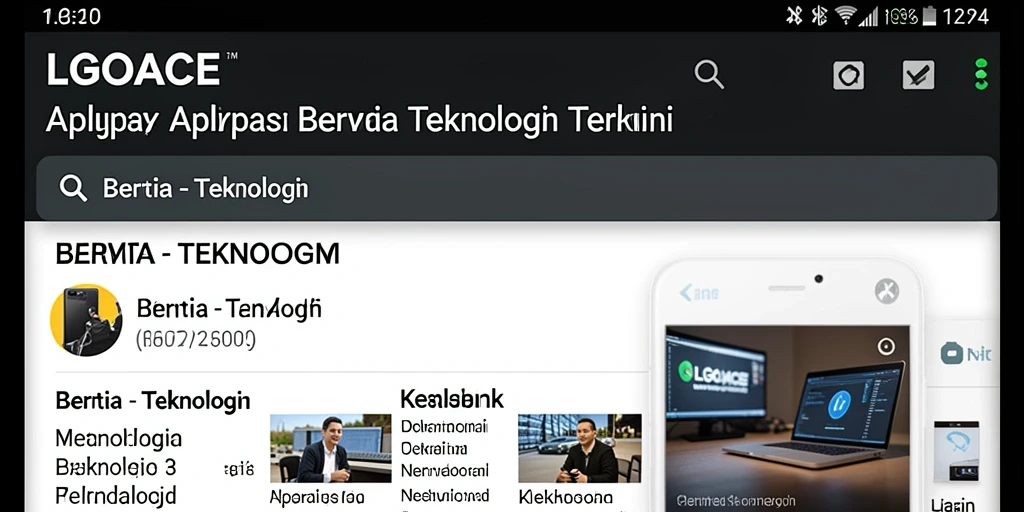 Tampilan antarmuka aplikasi LGOACE yang modern dan fungsional.