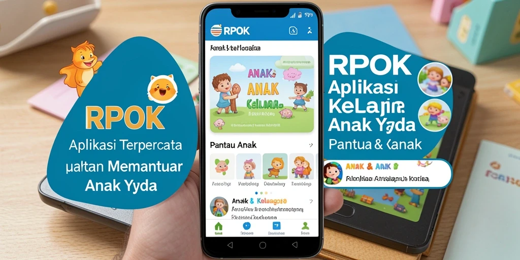Antarmuka RPOK yang intuitif untuk memantau aktivitas anak.